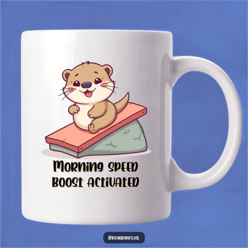 Funny Otter Mug: Playful Slide Design, Guaranteed Laughs & Perfect Gift!