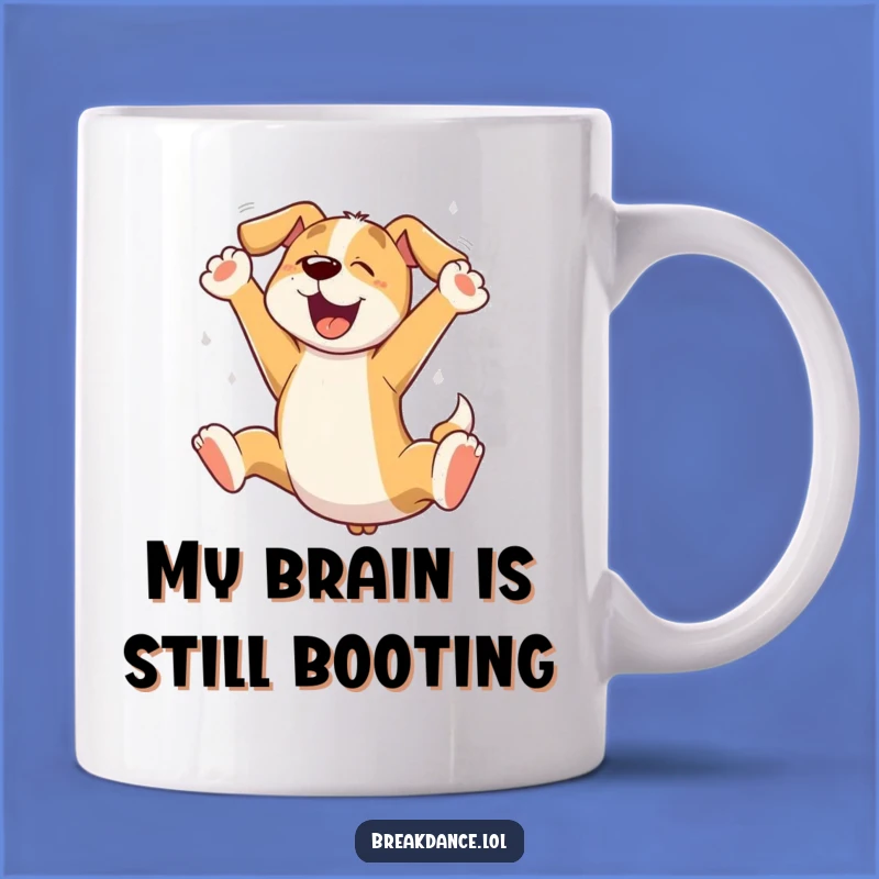 Funny Dog Leaping Mug: The Perfect Playful Pup Gift for Dog Lovers