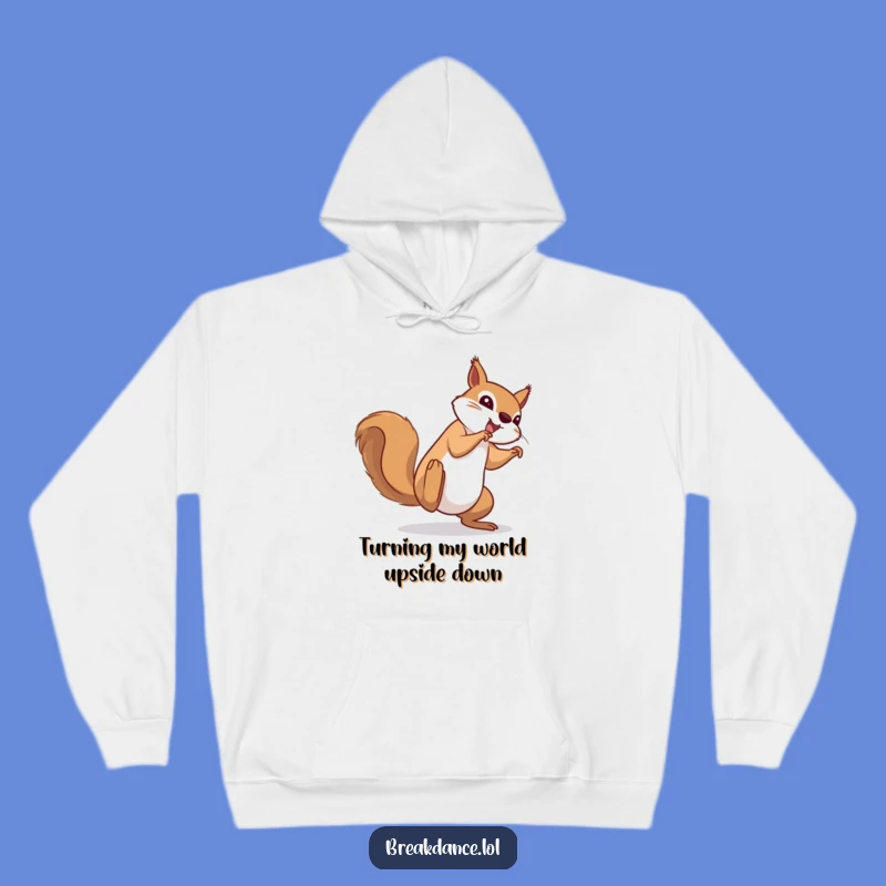 Funny Squirrel Hoodie: Cozy Cartwheel Comfort, Warm & Hilarious Gift!