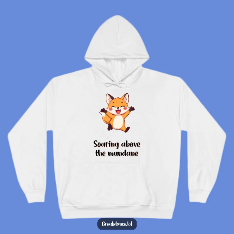 Funny Fox Hoodie: Cozy Leap Comfort, Warm & Hilarious Gift!